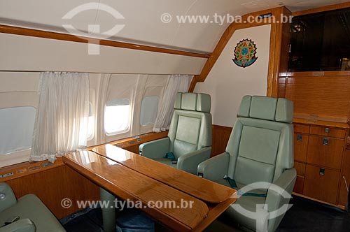  Subject: Inside of Boing 737 - used as presidential plane - on exhibition the Aerospace Museum / Place: Campo dos Afonsos neighborhood - Rio de Janeiro city - Rio de Janeiro state (RJ) - Brazil / Date: 08/2012 