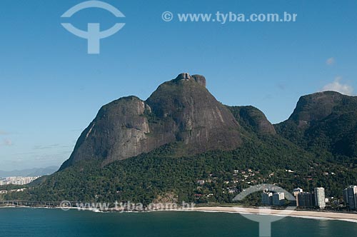  Subject: View Rock of Gavea with the Joa viaduct - also known as Bandeiras Highway / Place: Joa neighborhood - Rio de Janeiro city - Rio de Janeiro state (RJ) - Brazil / Date: 08/2012 