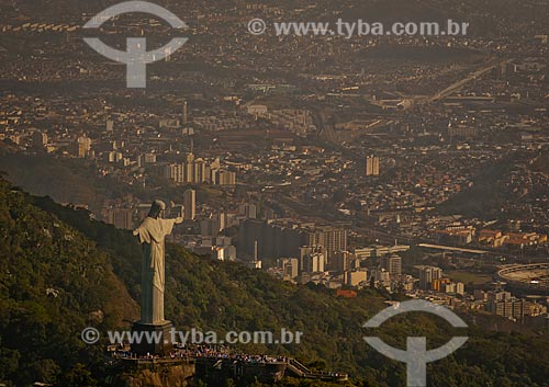  Subject: Aerial View of Christ the Redeemer (1931) / Place: Rio de Janeiro city - Rio de Janeiro state (RJ) - Brazil / Date: 08/2012 