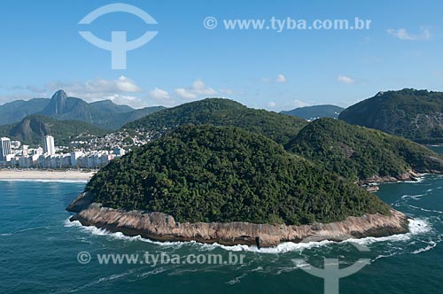  Subject: Aerial view of Leme Hill / Place: Leme neighborhood - Rio de Janeiro city - Rio de Janeiro state (RJ) - Brazil / Date: 08/2012 