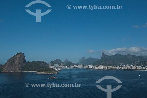  Subject: View of Guanabara Bay with the Sugar loaf / Place: Urca neighborhood - Rio de Janeiro city - Rio de Janeiro state (RJ) - Brazil / Date: 08/2012 