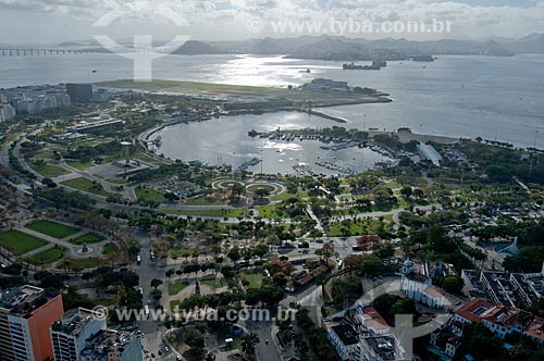  Subject: Aerial view of Marina da Gloria (Marina of Gloria) / Place: Rio de Janeiro City   -   Rio de Janeiro State  ( RJ )   -  Brazil / Date: 08/2012 