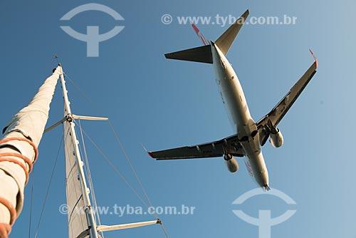  Subject: Airplane flying over the Rio de Janeiro city / Place: Rio de Janeiro city - Rio de Janeiro state (RJ) - Brazil / Date: 02/2013 