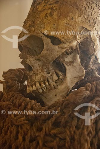  Subject: Detail of indian mummy at the National Museum / Place: Sao Cristovao neighborhood - Rio de Janeiro city - Rio de Janeiro state (RJ) - Brazil / Date: 12/2009 