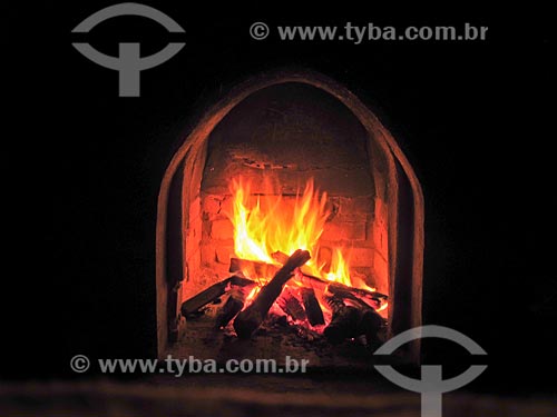  Subject: Details of fireplace / Place: Conceicao de Ibitipoca District - Lima Duarte city - Minas Gerais state (MG) - Brazil / Date: 04/2009 