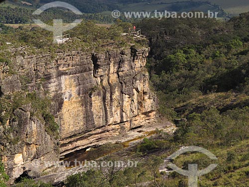  Subject: View of Paredao de Santo Antonio (Big Wall of Santo Antonio) at Ibitipoca State Park / Place: Lima Duarte city - Minas Gerais state (MG) - Brazil / Date: 04/2009 