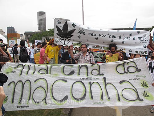  Subject: Marijuana March during the Peoples Summit / Place: Flamengo neighborhood - Rio de Janeiro city - Rio de Janeiro state (RJ) - Brazil / Date: 06/2012 