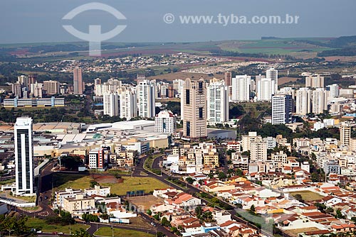  Subject: Aerial view of Ribeirao Mall Complex -  with the Ibis Hotel and Ribeirao Office Tower Business Center / Place: Ribeirao Preto city - Sao Paulo state (SP) - Brazil / Date: 05/2013 