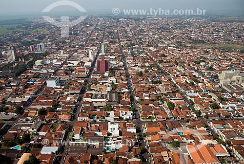  Subject: Aerial view of the city center / Place: Colina city - Sao Paulo state (SP) - Brazil / Date: 05/2013 