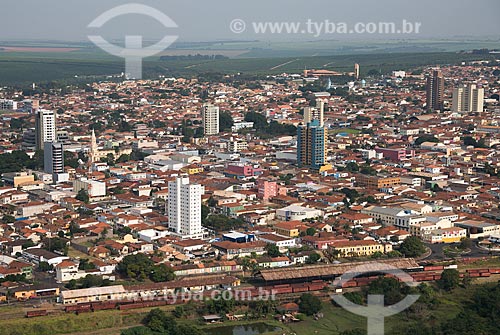  Subject: Aerial view of the Bebedouro city center / Place: Bebedouro city - Sao Paulo state (SP) - Brazil / Date: 05/2013 