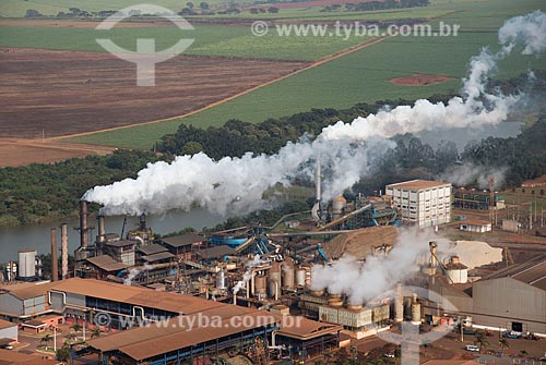  Subject: Aerial view of Andrade Power Plant owned by Guarani S.A. / Place: Pitangueiras city - Sao Paulo state (SP) - Brazil / Date: 05/2013 
