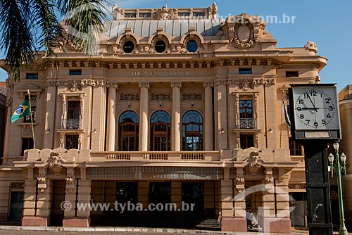 Subject: Facade of Pedro II Theater (1930) / Place: Ribeirao Preto city - Sao Paulo state (SP) - Brazil / Date: 05/2013 