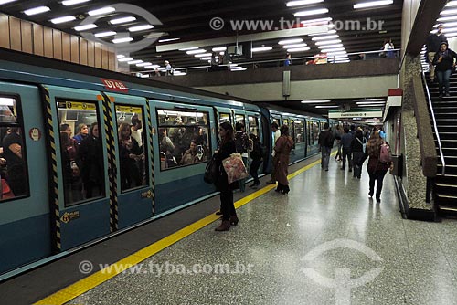  Subject: Subway Station of line 1 (Los Dominicos - San Pablo)  / Place: Santiago city - Chile - South America / Date: 05/2013 