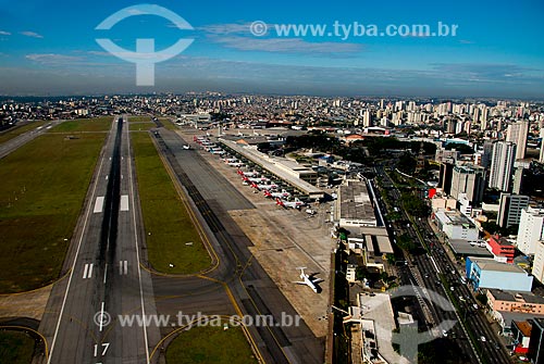  Subject: Aerial view of Congonhas Airport (1936) / Place: Sao Paulo city - Sao Paulo state (SP) - Brazil / Date: 06/2013 