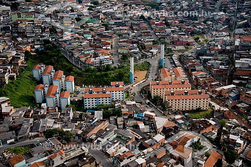  Subject: Aerial view of Housing estate from Companhia de Desenvolvimento Habitacional e Urbano (Company of Housing Development and Urban) / Place: Padroeira neighborhood - Osasco city - Sao Paulo state (SP) - Brazil / Date: 06/2013 