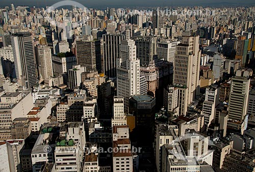  Subject: Aerial view of the Paulista Avenue region - Banesp Building / Place: City center neighborhood - Sao Paulo city - Sao Paulo state (SP) - Brazil / Date: 06/2013 