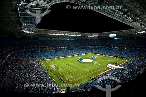  Subject: Fans at match between Gremio x Liga Deportiva Universitaria (LDU) - Libertadores da America Cup at Gremio Arena (2012) / Place: Humaita neighborhood - Porto Alegre city - Rio Grande do Sul state (RS) - Brazil / Date: 01/2013 