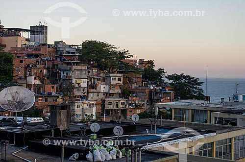  Subject: View of houses of Cantagalo Hill / Place: Ipanema neighborhood - Rio de Janeiro city - Rio de Janeiro state (RJ) - Brazil / Date: 09/2013 