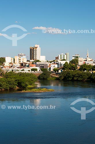  Subject: View of Grande River with the Barreiras city in the background / Place: Barreiras city - Bahia state (BA) - Brazil / Date: 07/2013 