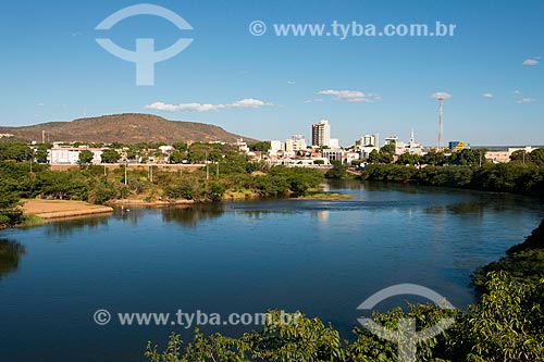  Subject: View of Grande River with the Barreiras city in the background / Place: Barreiras city - Bahia state (BA) - Brazil / Date: 07/2013 