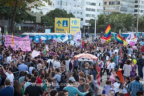  Subject: SlutWalk during the World Youth Day (WYD) / Place: Copacabana neighborhood - Rio de Janeiro city - Rio de Janeiro state (RJ) - Brazil / Date: 07/2013 
