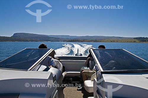  Subject: Motorboat at Furnas Dam / Place: Capitolio city - Minas Gerais state (MG) - Brazil / Date: 07/2013 