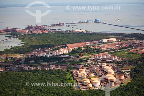  Subject: Aerial view of the Port of Itaqui Complex / Place: Sao Luis city - Maranhao state (MA) - Brazil / Date: 06/2013 