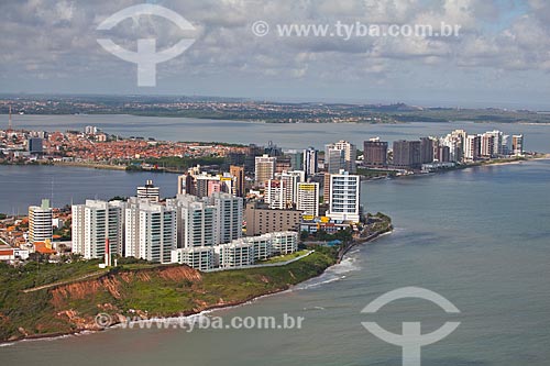  Subject: Aerial view of Sao Marcos Beach and Ponta Dareia neighborhood in the background / Place: Sao Marcos neighborhood - Sao Luis city - Maranhao state (MA) - Brazil / Date: 06/2013 