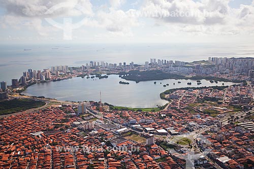  Subject: Aerial view of Jansen Lagoon / Place: Sao Luis city - Maranhao state (MA) - Brazil / Date: 06/2013 