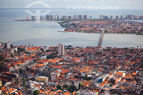  Subject: Aerial view of the historic center of Sao Luis / Place: Sao Luis city - Maranhao state (MA) - Brazil / Date: 06/2013 