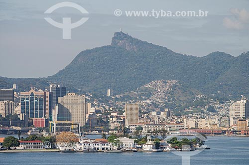  Subject: Enxadas Island with downtown of Rio de Janeiro in the background / Place: Rio de Janeiro city - Rio de Janeiro state (RJ) - Brazil / Date: 09/2013 