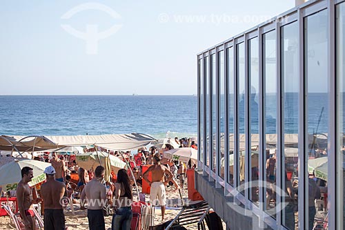  Subject: Bathers at Ipanema Beach - Post 9 / Place: Ipanema neighborhood - Rio de Janeiro city - Rio de Janeiro state (RJ) - Brazil / Date: 09/2013 