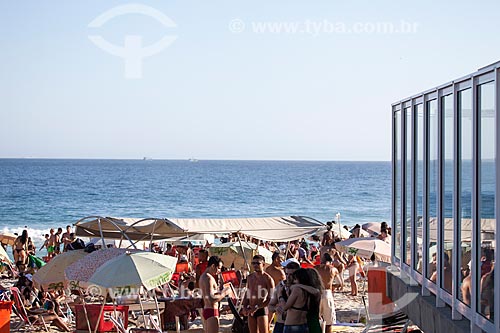  Subject: Bathers at Ipanema Beach - Post 9 / Place: Ipanema neighborhood - Rio de Janeiro city - Rio de Janeiro state (RJ) - Brazil / Date: 09/2013 