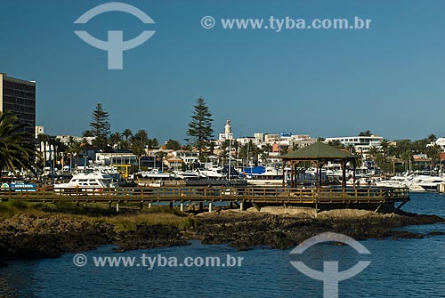  Subject: Wooden deck - Marina of Punta Del Este / Place: Punta Del Este city - Maldonado Department - Uruguay - South America / Date: 09/2013 
