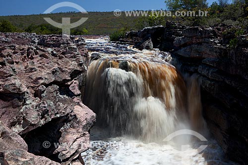  Subject: Waterfall in Espelhado River / Place: Ibicoara city - Bahia state (BA) - Brazil / Date: 09/2012 