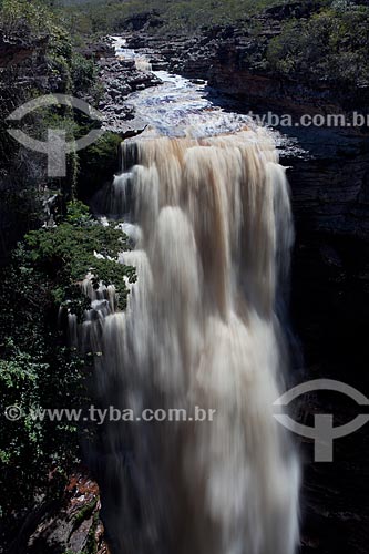  Subject: Buracao Waterfall in Espelhado River / Place: Ibicoara city - Bahia state (BA) - Brazil / Date: 09/2012 