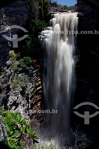  Subject: Buracao Waterfall in Espelhado River / Place: Ibicoara city - Bahia state (BA) - Brazil / Date: 09/2012 