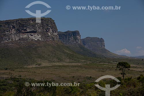  Subject: View of Morro Tres Irmaos (Three Brothers Mountain) / Place: Lencois city - Bahia state (BA) - Brazil / Date: 09/2012 