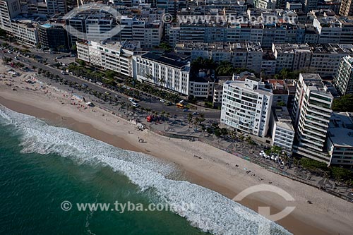  Subject: Aerial photo of Ipanema Beach near to Francisco Otaviano Street / Place: Ipanema neighborhood - Rio de Janeiro city - Rio de Janeiro state (RJ) - Brazil / Date: 04/2011 