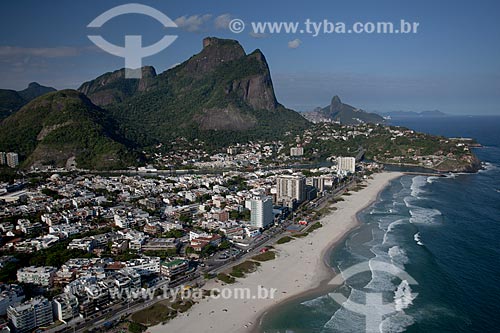  Subject: Aerial photo of Pepe Avenue with Rock of Gavea in the background / Place: Jardim Oceanico - Barra da Tijuca neighborhood - Rio de Janeiro city - Rio de Janeiro state (RJ) - Brazil / Date: 04/2011 