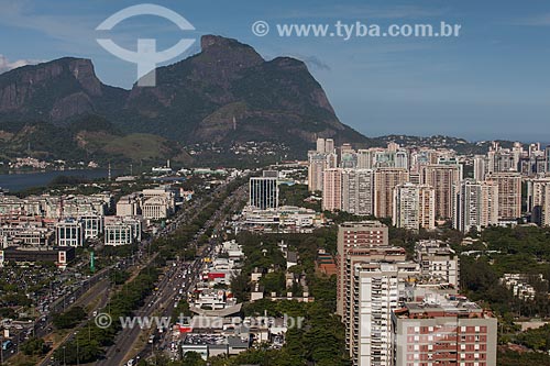  Subject: Aerial photo of Americas Avenue near to Barra Shopping / Place: Barra da Tijuca neighborhood - Rio de Janeiro city - Rio de Janeiro state (RJ) - Brazil / Date: 03/2012 