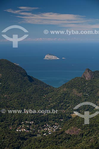  Subject: View of Redonda Island - Cagarras Island - from Alto da Boa Vista neighborhood / Place: Alto da Boa Vista neighborhood - Rio de Janeiro city - Rio de Janeiro state (RJ) - Brazil / Date: 05/2013 