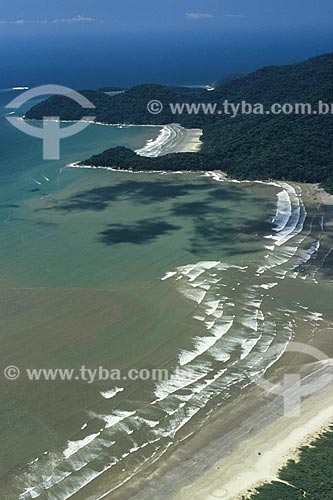  Subject: Guarauzinho Beach, Baleia Beach (Whale Beach) and Arpoador Beach in the background - Jureia-Itatins Ecological Station / Place: Peruibe city - Sao Paulo state (SP) - Brazil / Date: 04/2010 