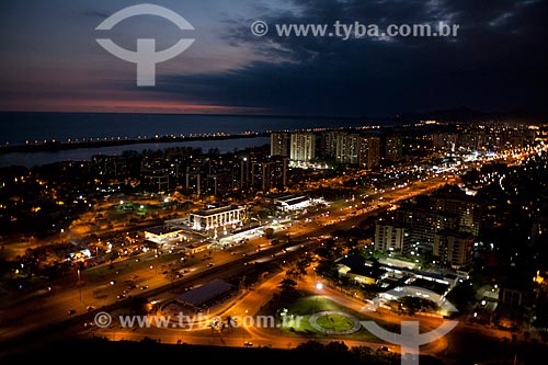  Subject: Aerial photo of Americas Avenue near to Municipal Natural Park Bosque da Barra / Place: Barra da Tijuca neighborhood - Rio de Janeiro city - Rio de Janeiro state (RJ) - Brazil / Date: 04/2011 