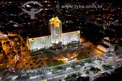  Subject: Aerial photo of Duque de Caxias Palace (1941) with Presidente Vargas Avenue (1944) / Place: City center neighborhood - Rio de Janeiro city - Rio de Janeiro state (RJ) - Brazil / Date: 04/2011 