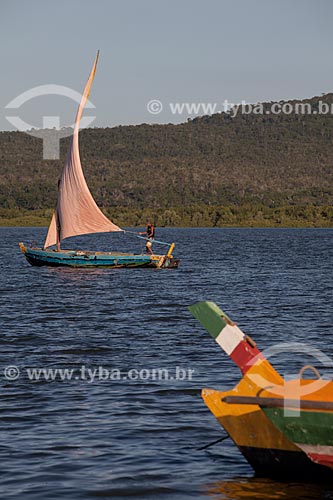  Subject: Raft - Marine Extractive Reserve of the Baia do Iguape / Place: Maragogipe city - Bahia state (BA) - Brazil / Date: 04/2013 