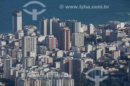  Subject: View of buildings in Ipanema neighborhood from Corcovado Hill / Place: Ipanema neighborhood - Rio de Janeiro city - Rio de Janeiro state (RJ) - Brazil / Date: 09/2013 
