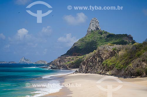 Subject: Boldro Beach with Pico Hill in the background / Place: Fernando de Noronha Archipelago - Pernambuco state (PE) - Brazil / Date: 10/2013 