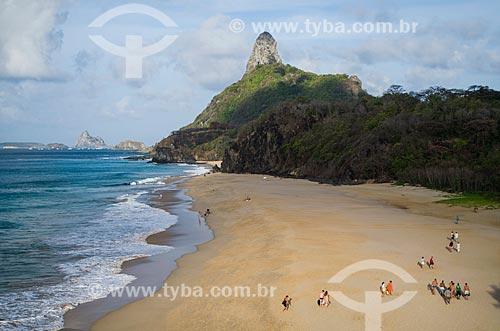  Subject: Boldro Beach with Pico Hill in the background / Place: Fernando de Noronha Archipelago - Pernambuco state (PE) - Brazil / Date: 10/2013 