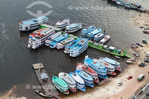  Subject: Regional boats in the port of Manaus / Place: Manaus city - Amazonas state (AM) - Brazil / Date: 10/2013 
